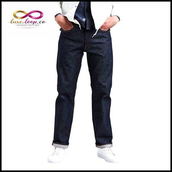 Men's Straight Leg Jeans 36x34 100% Cotton Regular Fit Distressed